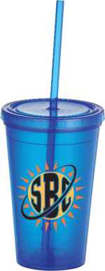 Iceberg 16oz Double-Wall Tumbler w/Straw 1 Iceberg 16oz Double-Wall Tumbler w/Straw 1