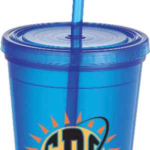 Iceberg 16oz Double-Wall Tumbler w/Straw 1 Iceberg 16oz Double-Wall Tumbler w/Straw 1