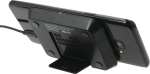 Optic Wireless Charging Phone Stand - SM-2818BKAngle-Left Optic Wireless Charging Phone Stand - SM-2818BKAngle-Left