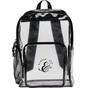 Lucent Deluxe Clear PVC Backpack 1 Lucent Deluxe Clear PVC Backpack 1