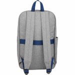 Angle Recycled 15" Laptop Backpack - 9898-21GYFront Angle Recycled 15" Laptop Backpack - 9898-21GYFront