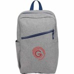 Angle Recycled 15" Laptop Backpack - 9898-21GYFront Angle Recycled 15" Laptop Backpack - 9898-21GYFront