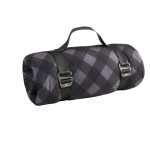 High Sierra Roll-Up Puffy Sherpa Blanket - 8052-84GYBKFront High Sierra Roll-Up Puffy Sherpa Blanket - 8052-84GYBKFront