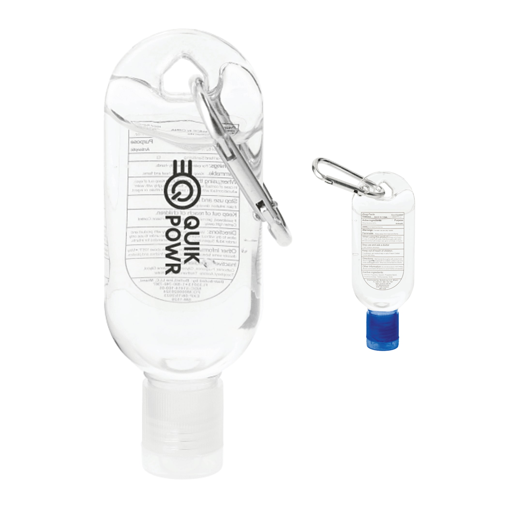 Clip-N-Go 1oz Hand Sanitizer with Mini Carabiner 1