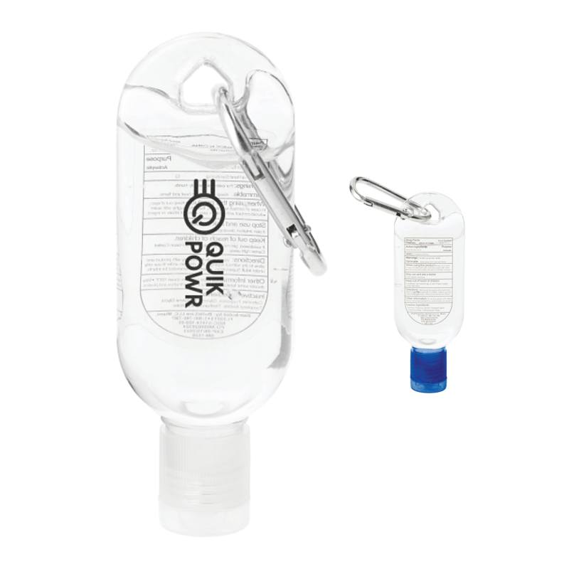 Clip-N-Go 1oz Hand Sanitizer with Mini Carabiner 1 Clip-N-Go 1oz Hand Sanitizer with Mini Carabiner 1