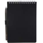 5'' x 7'' Mineral Stone Field Reporter Notebook with Pen - SM-5266BKAngle-Right 5'' x 7'' Mineral Stone Field Reporter Notebook with Pen - SM-5266BKAngle-Right