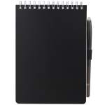 5'' x 7'' Mineral Stone Field Reporter Notebook with Pen - SM-5266BKBack 5'' x 7'' Mineral Stone Field Reporter Notebook with Pen - SM-5266BKBack