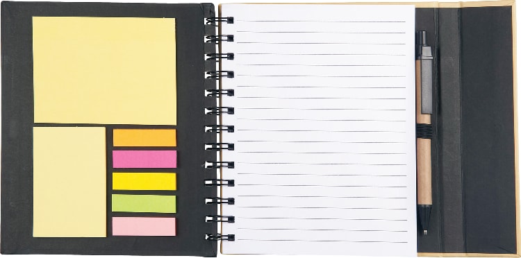 6.5'' x 7'' FSC® Mix Lock-it Spiral Notebook 1