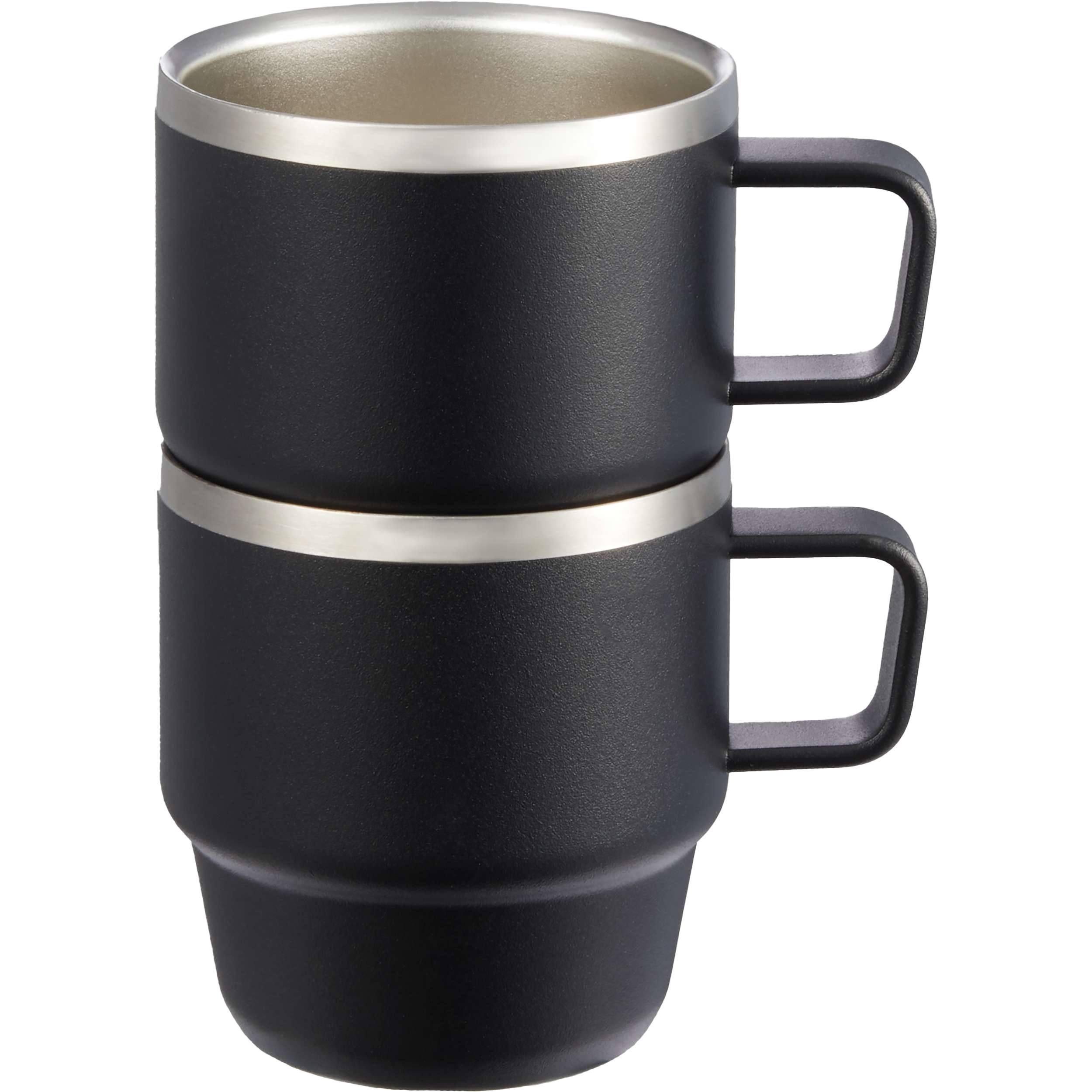 Doppio Stackable Recycled Mug Set 6oz 1