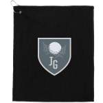 15'' x 18'' Recycled 300g Terry Polyester Towel - 1401-48BKFront 15'' x 18'' Recycled 300g Terry Polyester Towel - 1401-48BKFront