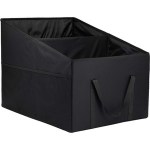 Recycled Trunk Organizer - 1401-38BKAngle-Right Recycled Trunk Organizer - 1401-38BKAngle-Right
