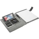 Reclaim rPET 5000 mAh Wireless Charging Writing Pad with FSC® Mix Paper - 0911-14GYFront Reclaim rPET 5000 mAh Wireless Charging Writing Pad with FSC® Mix Paper - 0911-14GYFront