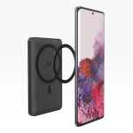 mophie® Snap+ Mini 5000 mAh Wireless Power Bank - 7124-11BKAngle-Right mophie® Snap+ Mini 5000 mAh Wireless Power Bank - 7124-11BKAngle-Right