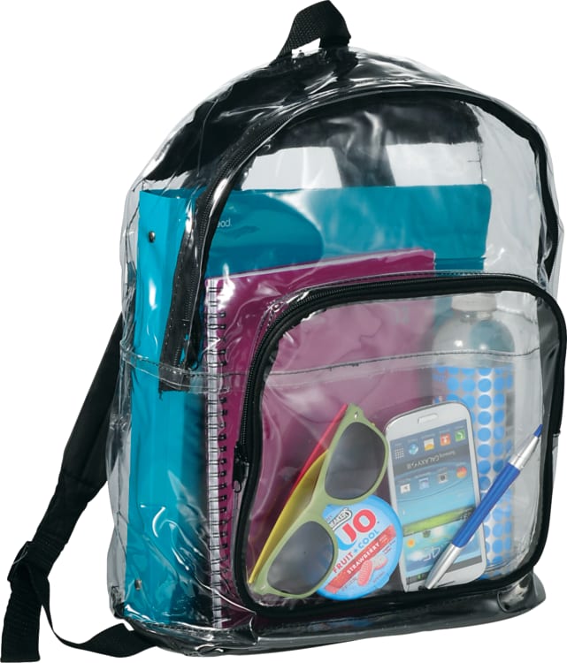 Rally Event Friendly Clear Backpack 1