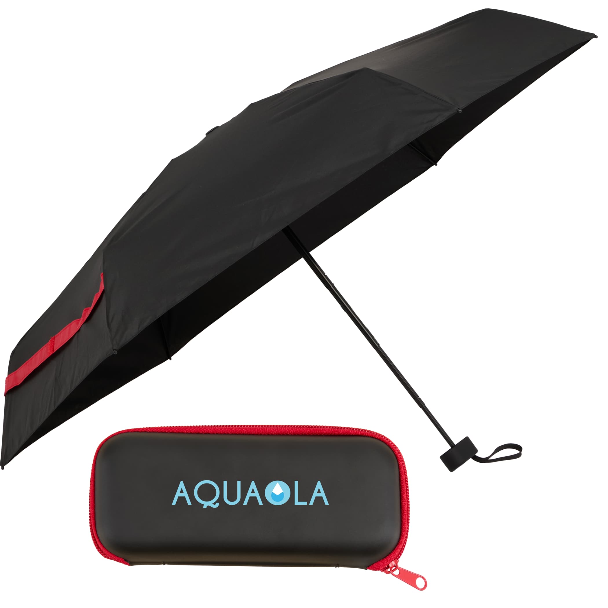 37'' Compact Travel Umbrella With Case 1