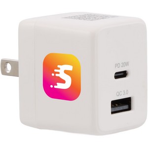 ETL Listed 20W Dual USB-A and C Wall Charger 1 ETL Listed 20W Dual USB-A and C Wall Charger 1