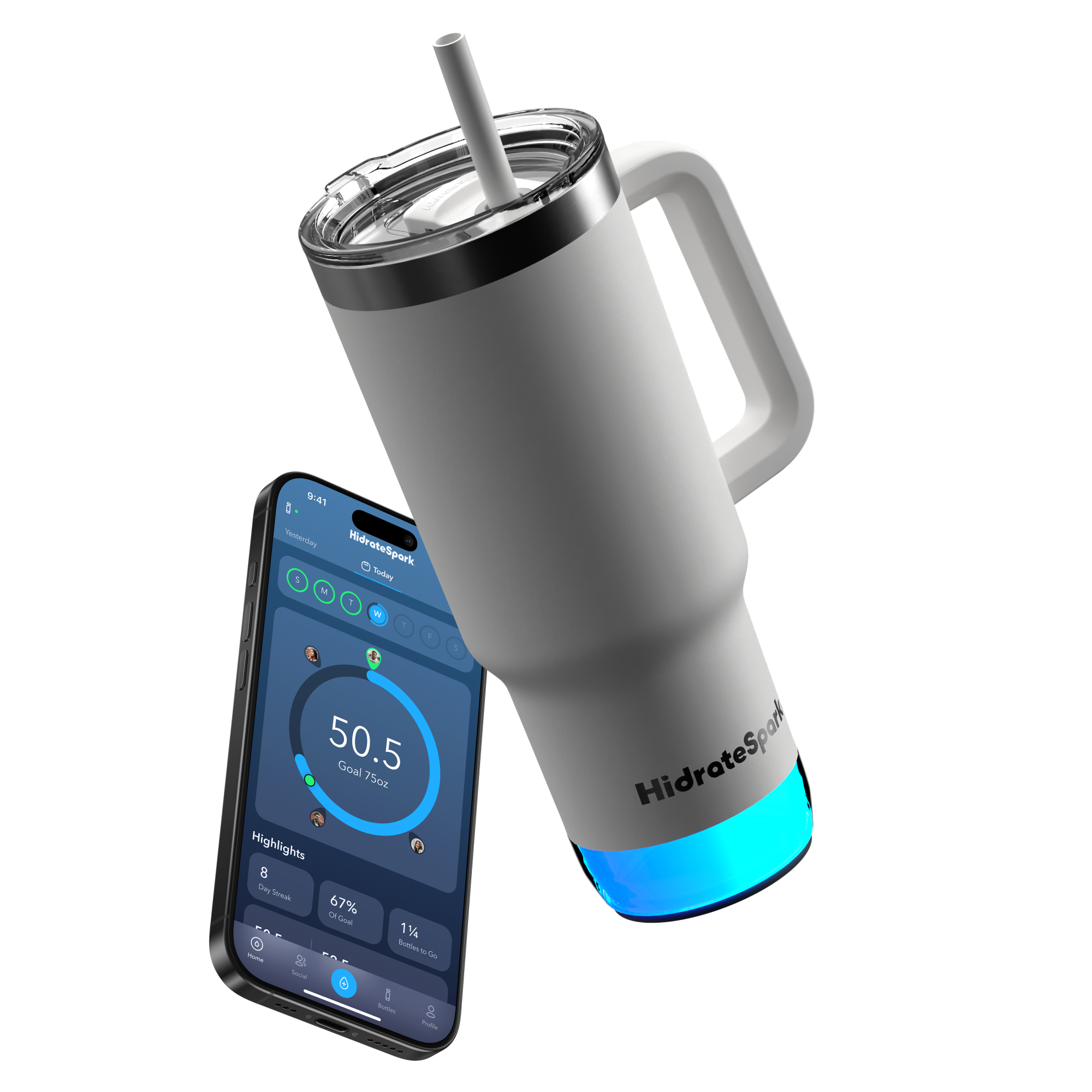 HidrateSpark Pro 2 Tumbler 30oz 1