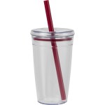 Anna Recycled Acrylic Tumbler w/ Straw 15oz - SM-6560MRBack Anna Recycled Acrylic Tumbler w/ Straw 15oz - SM-6560MRBack
