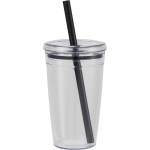 Anna Recycled Acrylic Tumbler w/ Straw 15oz 2 Anna Recycled Acrylic Tumbler w/ Straw 15oz 2
