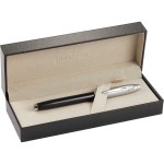 Sheaffer® 100 Glossy Black and Chrome Roller Ball - 2933-45BKAngle-Right Sheaffer® 100 Glossy Black and Chrome Roller Ball - 2933-45BKAngle-Right