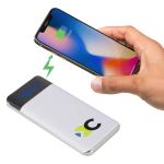 Constant 10000 mAh Wireless Power Bank w/Display - 7121-46WHAngle-Left Constant 10000 mAh Wireless Power Bank w/Display - 7121-46WHAngle-Left