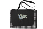 Extra Large Plaid Picnic Blanket - 1081-41BKFront Extra Large Plaid Picnic Blanket - 1081-41BKFront