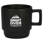 Paco 12oz Ceramic Mug - SM-6313BKFront Paco 12oz Ceramic Mug - SM-6313BKFront