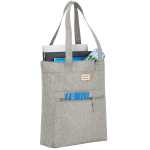 THE GOODS™ Recycled Work Anywhere Tote - SM-5977GYAngle-Left THE GOODS™ Recycled Work Anywhere Tote - SM-5977GYAngle-Left