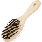 PawSpa FSC® 100% Wood Dual Sided Pet Brush - 7300-29WDAngle-Left PawSpa FSC® 100% Wood Dual Sided Pet Brush - 7300-29WDAngle-Left