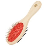 PawSpa FSC® 100% Wood Dual Sided Pet Brush - 7300-29WDAngle-Left PawSpa FSC® 100% Wood Dual Sided Pet Brush - 7300-29WDAngle-Left