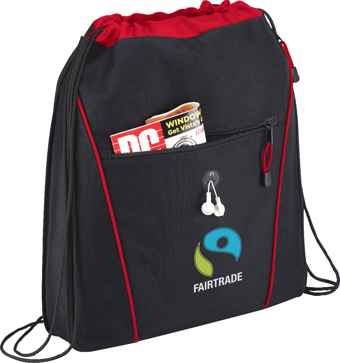 Raven Drawstring Bag 1