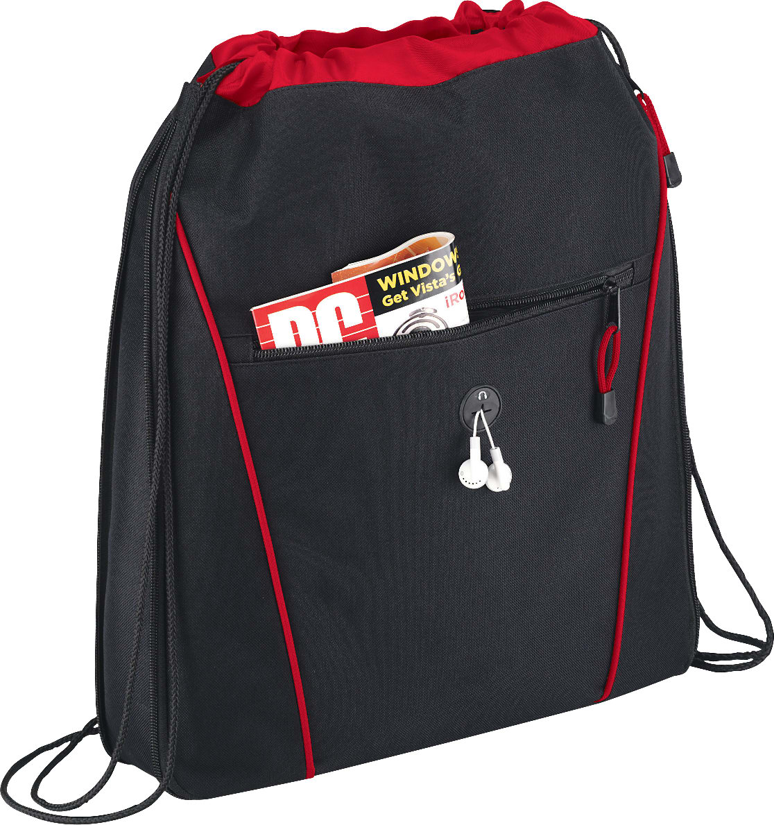Raven Drawstring Bag 1