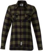 Women's SPRUCELAKE Roots73 Long Sleeve Button Up Flannel Shirt - TM97603684Front Women's SPRUCELAKE Roots73 Long Sleeve Button Up Flannel Shirt - TM97603684Front