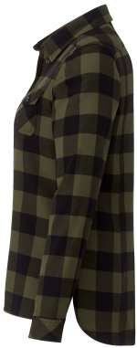 Women's SPRUCELAKE Roots73 Long Sleeve Button Up Flannel Shirt - TM97603684Left-Side Women's SPRUCELAKE Roots73 Long Sleeve Button Up Flannel Shirt - TM97603684Left-Side