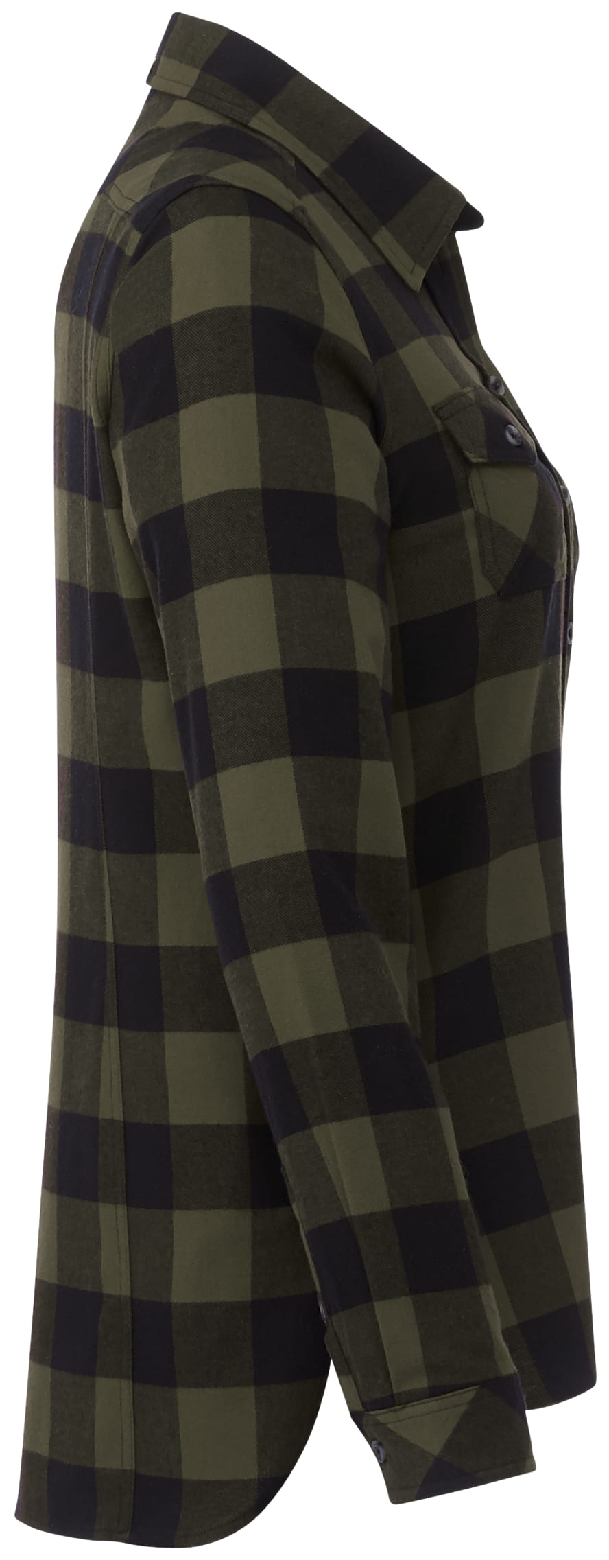 Women's SPRUCELAKE Roots73 Long Sleeve Button Up Flannel Shirt 2