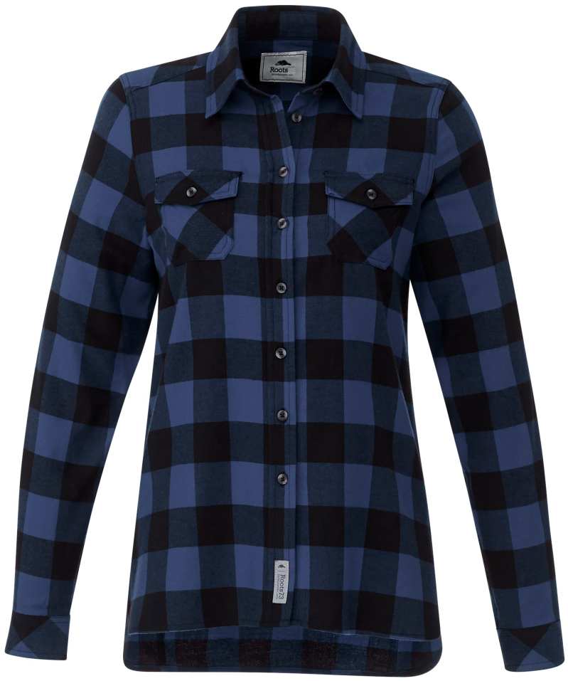 Women%27s SPRUCELAKE Roots73 Long Sleeve Button Up Flannel Shirt 2 Women%27s SPRUCELAKE Roots73 Long Sleeve Button Up Flannel Shirt 2