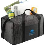 Grid Boxy Duffle Bag - SM-5940BKAngle-Right Grid Boxy Duffle Bag - SM-5940BKAngle-Right