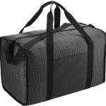 Grid Boxy Duffle Bag - SM-5940BKAngle-Right Grid Boxy Duffle Bag - SM-5940BKAngle-Right