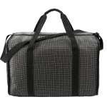 Grid Boxy Duffle Bag - SM-5940BKBack Grid Boxy Duffle Bag - SM-5940BKBack