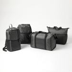 Grid Boxy Duffle Bag - SM-5940BKFront Grid Boxy Duffle Bag - SM-5940BKFront