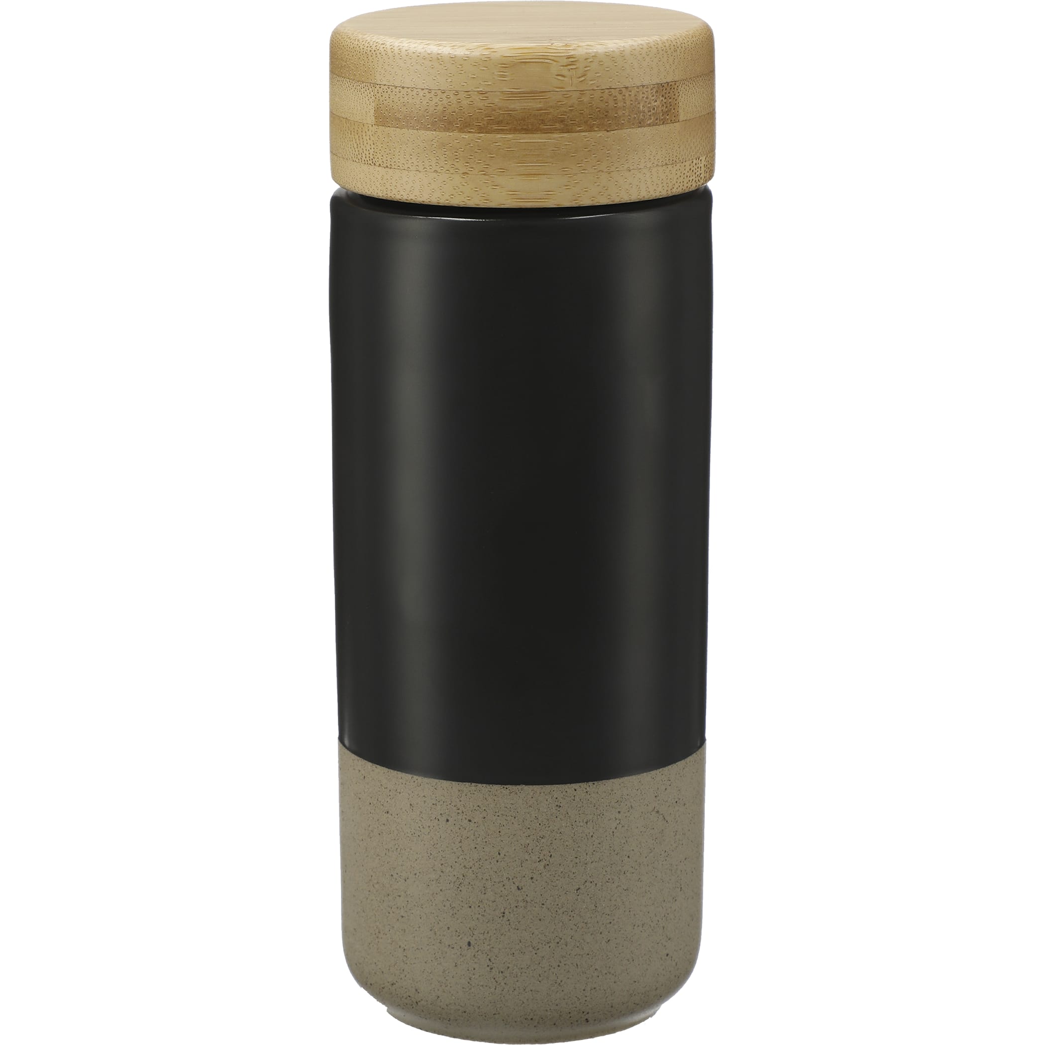 Arlo Ceramic Tumbler with Bamboo lid 11oz 1