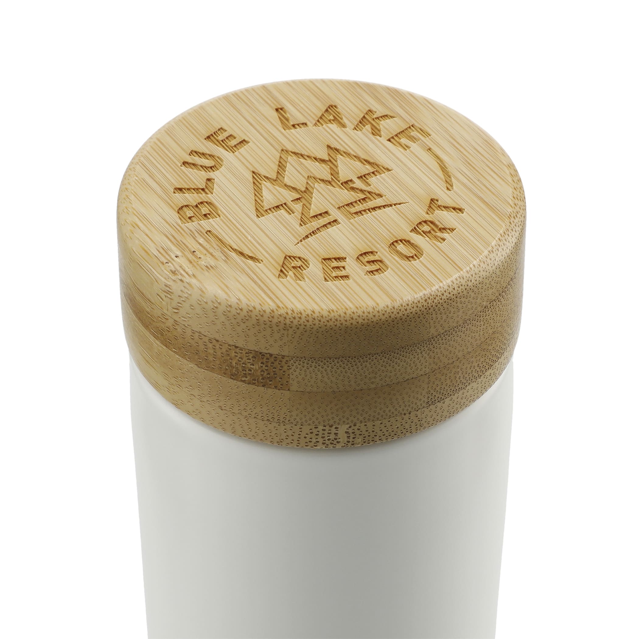 Arlo Ceramic Tumbler with Bamboo lid 11oz 1