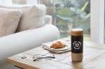 Arlo Ceramic Tumbler with Bamboo lid 11oz - 1628-91BKTop Arlo Ceramic Tumbler with Bamboo lid 11oz - 1628-91BKTop