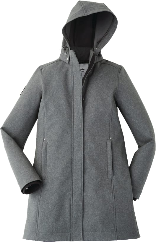 Women's ELKPOINT Roots73 Long Softshell Jacket with Detachable Hood 2