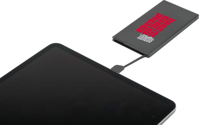 4000 mAh Cable Keeper Power Bank with Type-C Tip 1 4000 mAh Cable Keeper Power Bank with Type-C Tip 1
