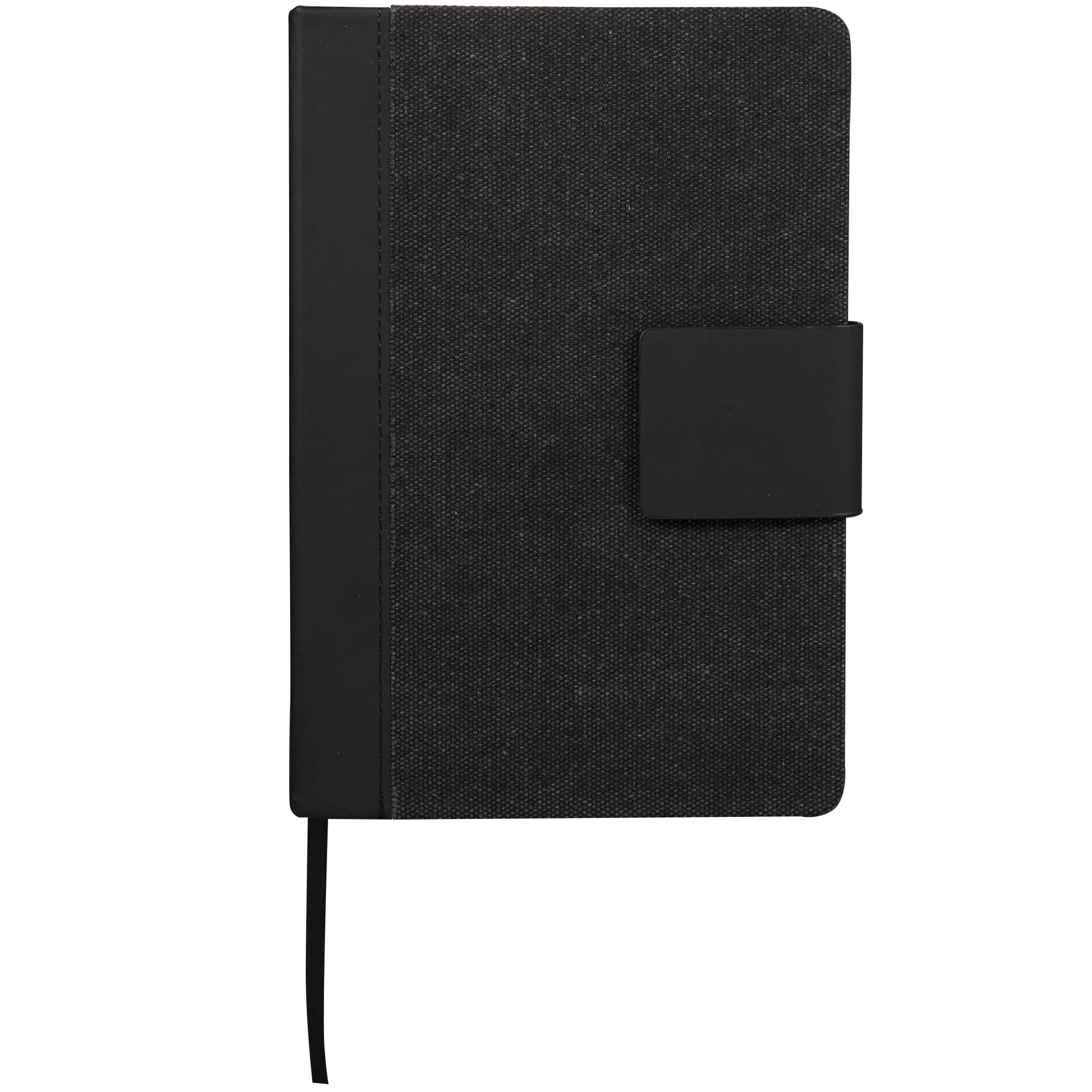 5.5'' x 8.5'' FSC® Recycled Canvas Bound Notebook 1