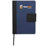 5.5'' x 8.5'' FSC® Recycled Canvas Bound Notebook - SM-5315BLFront 5.5'' x 8.5'' FSC® Recycled Canvas Bound Notebook - SM-5315BLFront