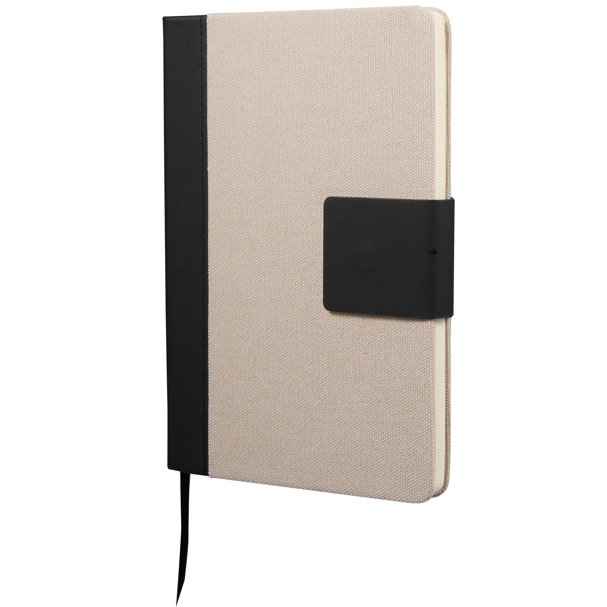 5.5'' x 8.5'' FSC® Recycled Canvas Bound Notebook 1