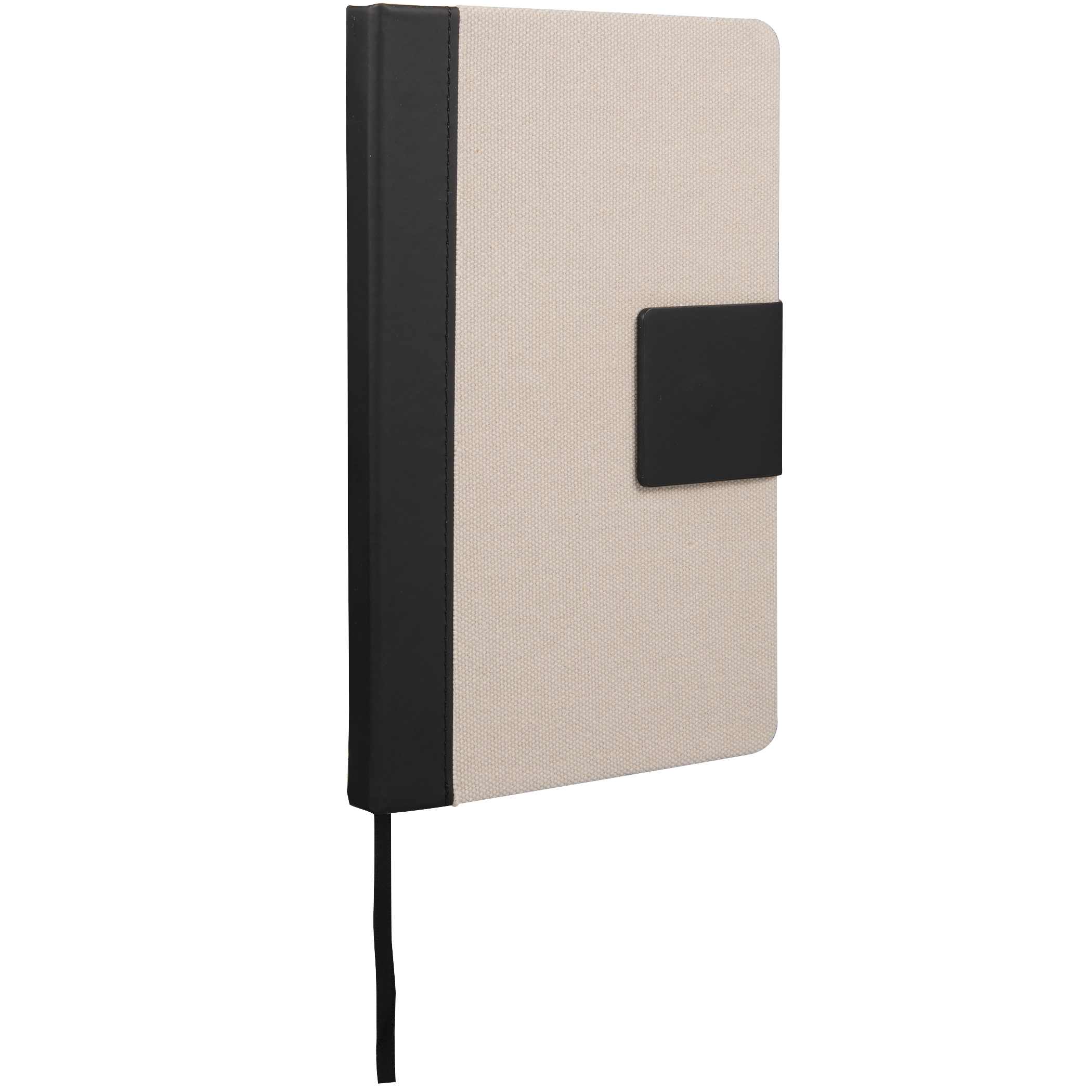 5.5'' x 8.5'' FSC® Recycled Canvas Bound Notebook 1