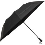 58" Recycled Folding Golf Umbrella - 5050-11BKAngle-Right 58" Recycled Folding Golf Umbrella - 5050-11BKAngle-Right